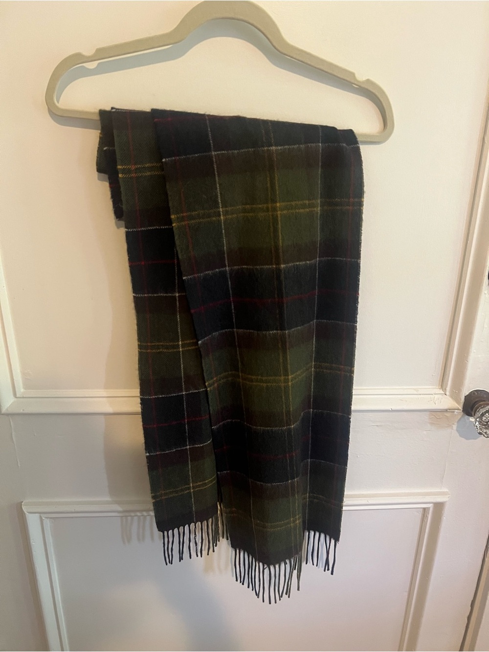 Barbour wool and cashmere scarf - Picture 3 of 4